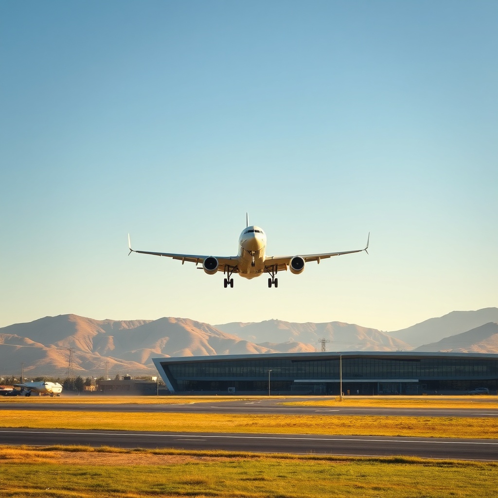 Commercial aircraft departing from the expanded Fez-Saïss Airport, demonstrating the new capacity and flight connectivity for Morocco flights Fez Airport updates.