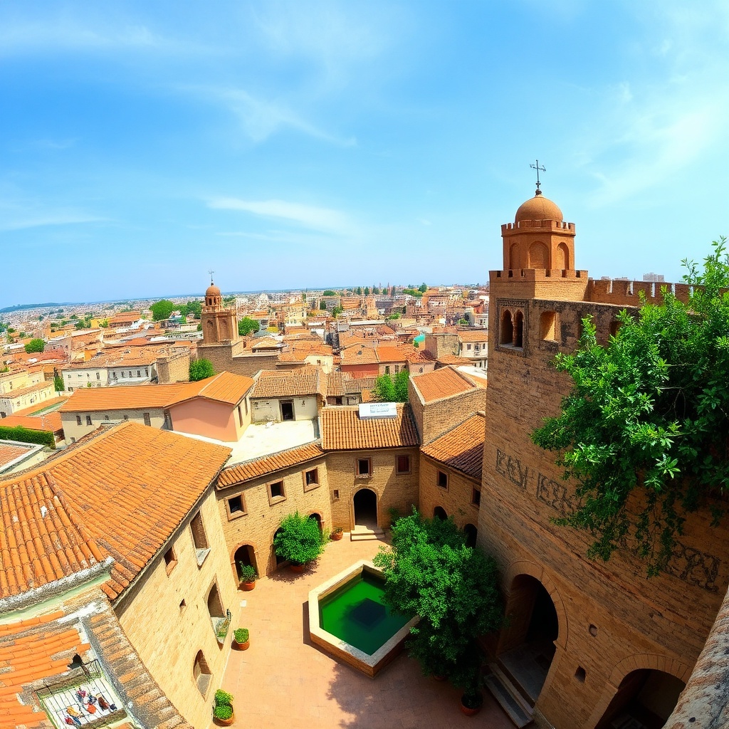 Visit Fez Morocco by exploring the historic medina, terracotta rooftops, and traditional riad courtyard